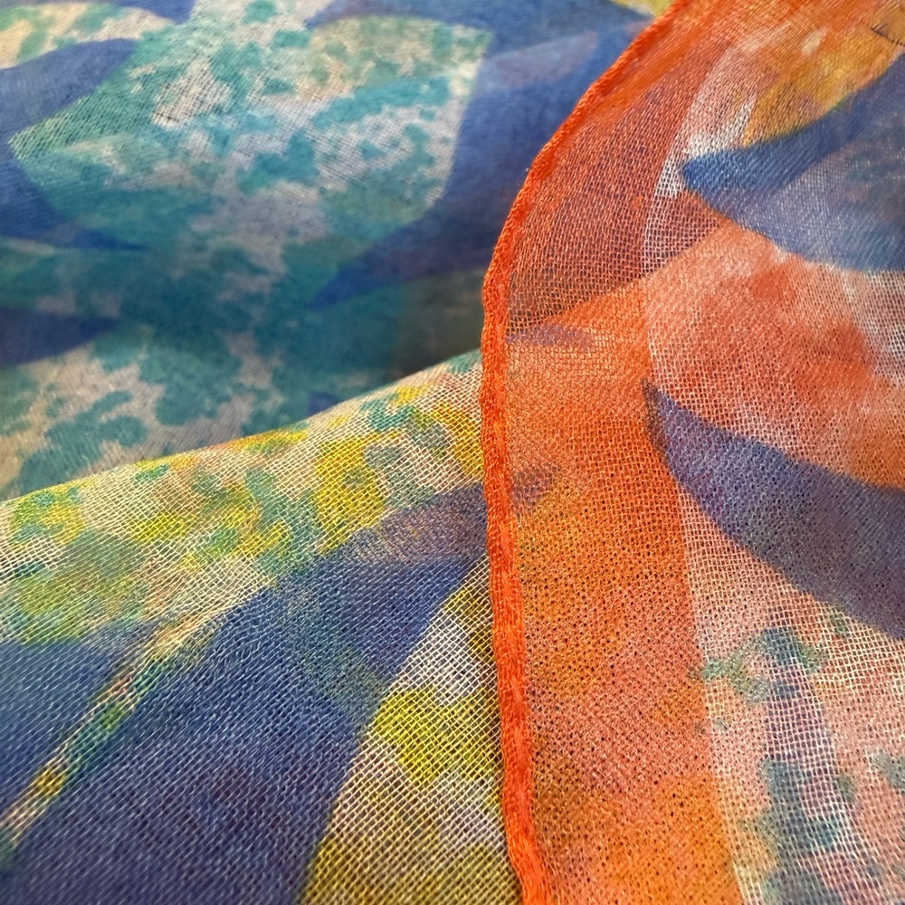Tres-Elle Scarf Made in Italy Women Vintage - Picture 7 of 10